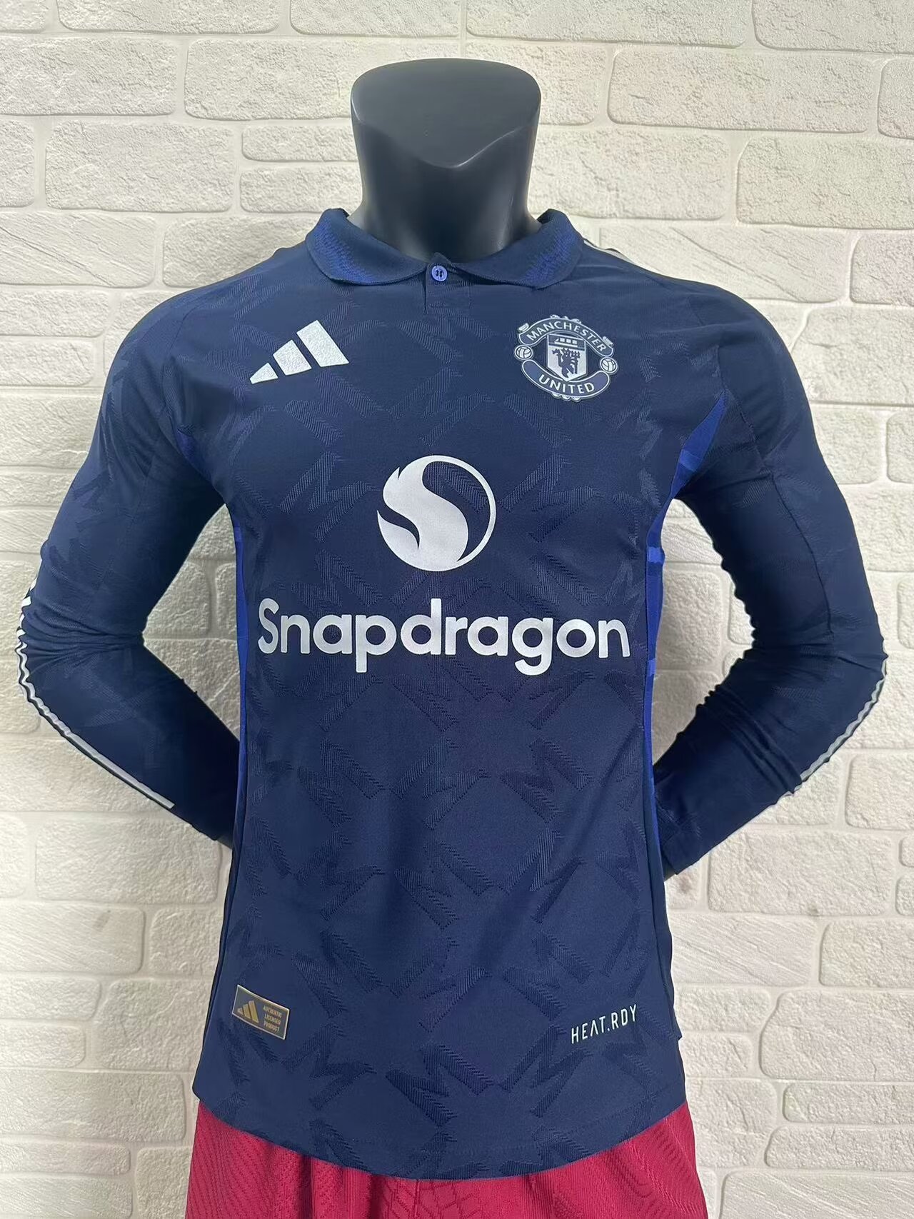24-25 M-anchester U-nited Away Player Version Long Sleeves Soccer Jerseys Yupoo