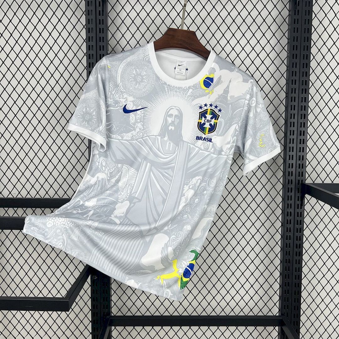 Brazil 2024/25 Special Edition White Jersey