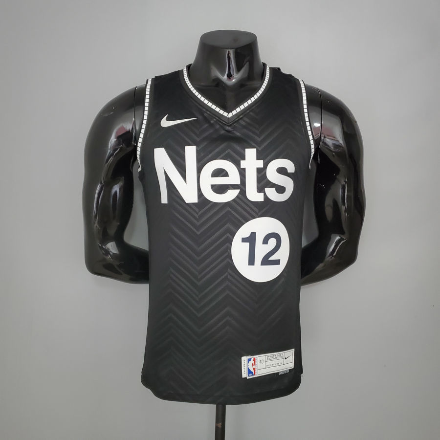 2021 HARRIS#12 Brooklyn Nets Bonus Edition Black NBA Jersey S-XXL