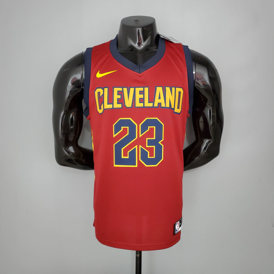 2017 JAMES#23 Cavaliers Burgundy NBA Jersey S-XXL