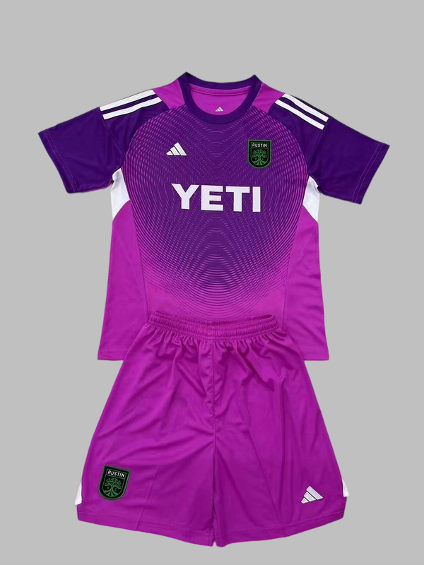 25-26 Austin Goalkeeper Kids Cheap Soccer Jerseys Yupoo