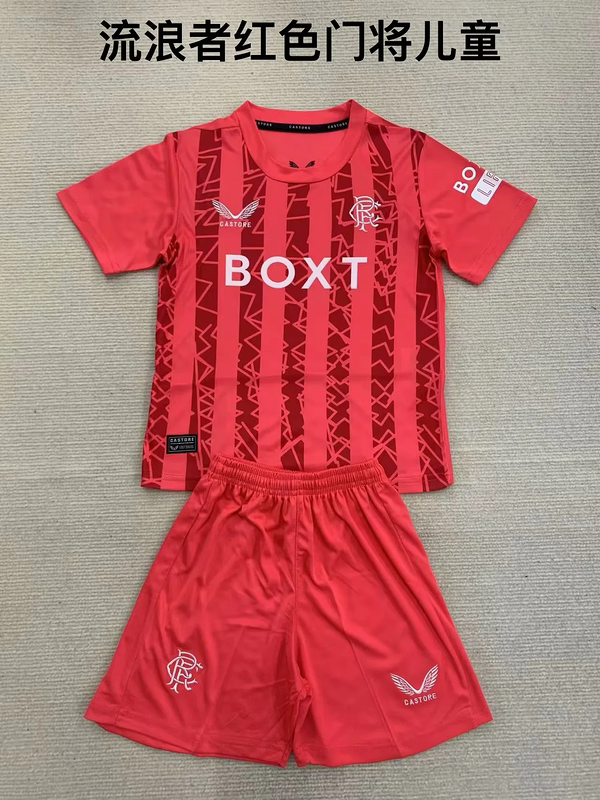 24-25 Rangers Goalkeeper Kids Soccer Jerseys Yupoo