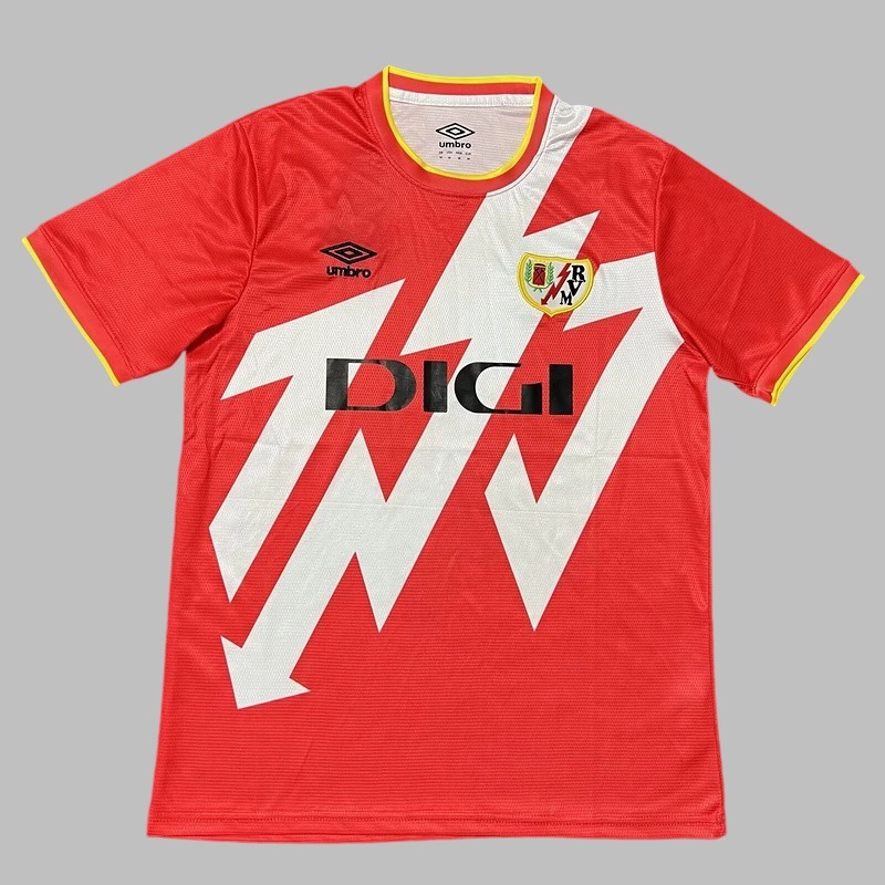 25-26 Rayo Vallecano Home Cheap Soccer Jerseys Yupoo