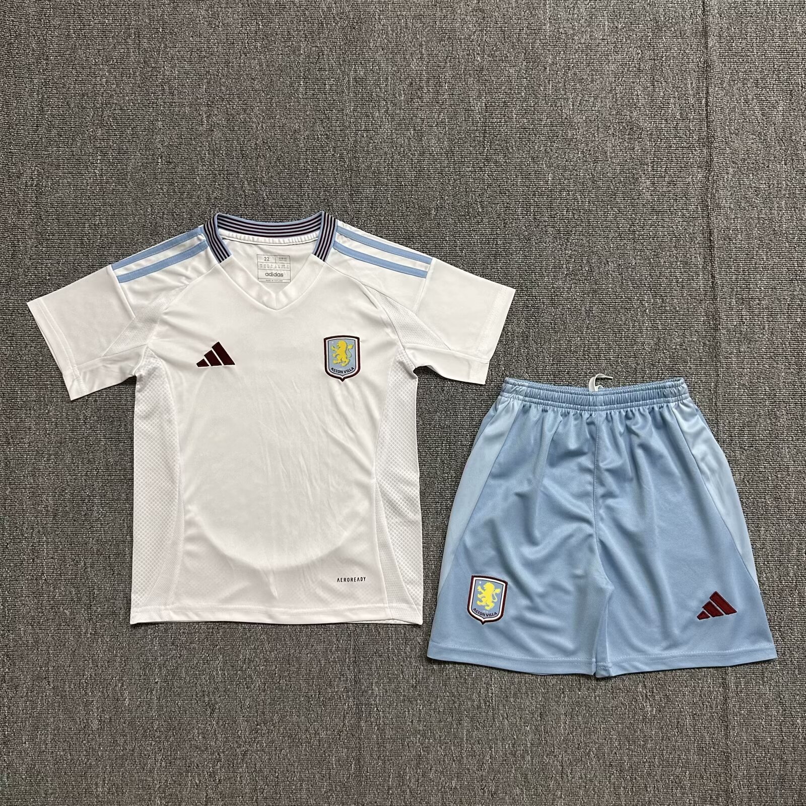 24-25 Aston Villa Away Kids Soccer Jerseys Yupoo