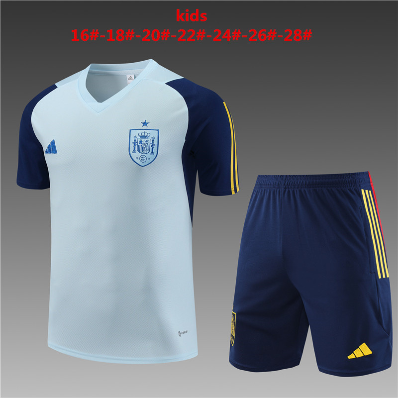 2023 Spain Kids Training Soccer Jerseys Yupoo