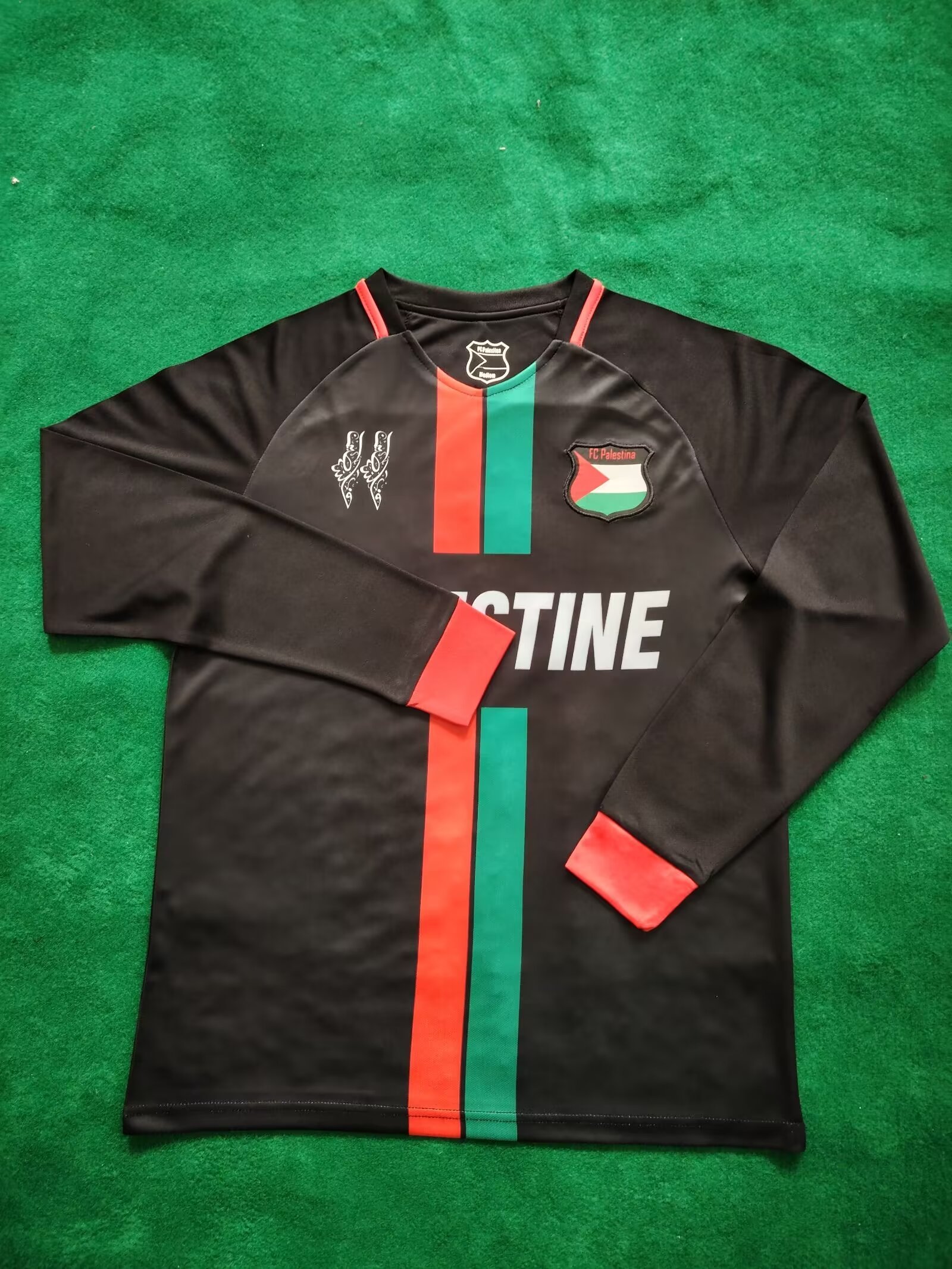 2024 Palestine Long Sleeve Soccer Jerseys Yupoo
