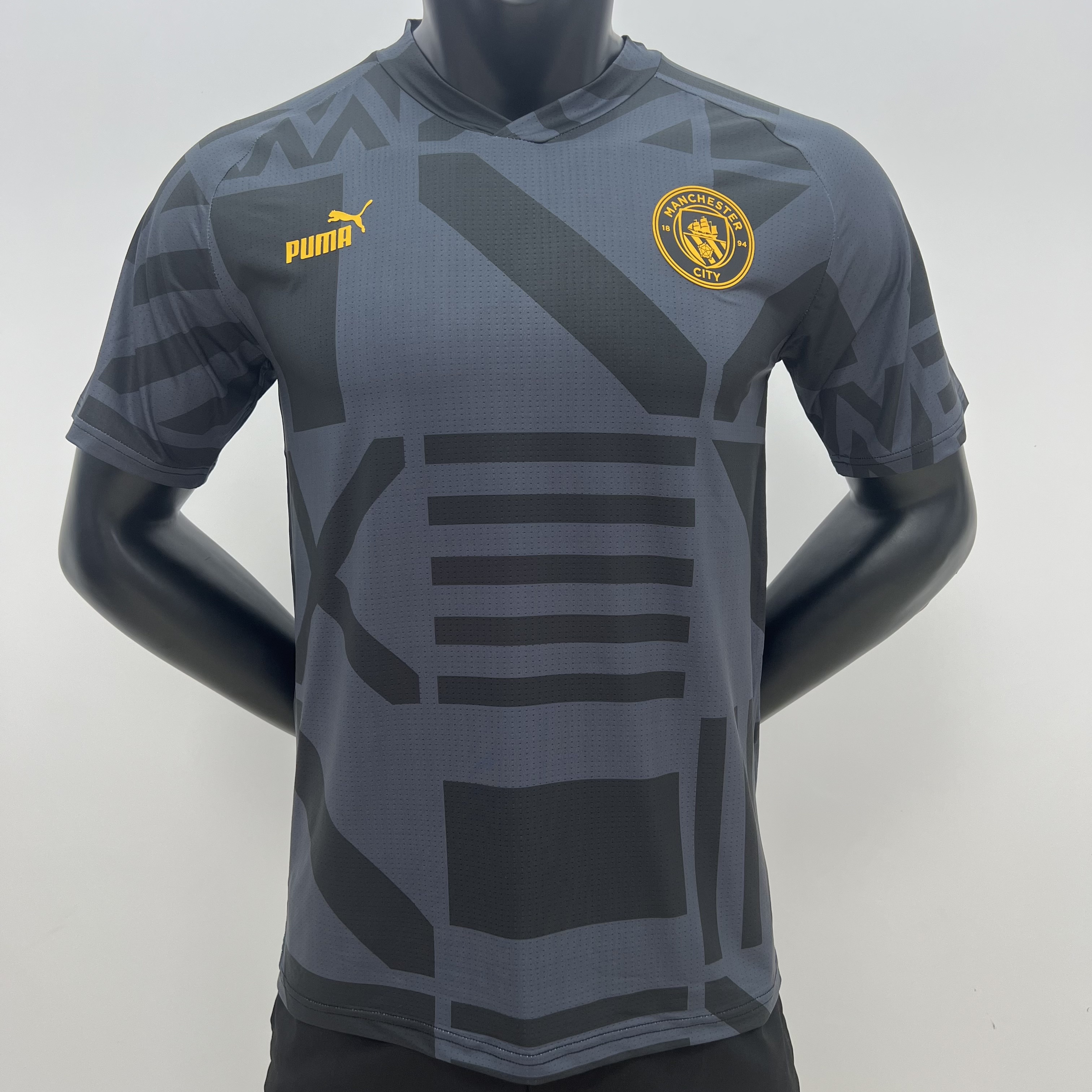 23-24 Manchester City Player Version Gray Training Soccer Jerseys Yupoo