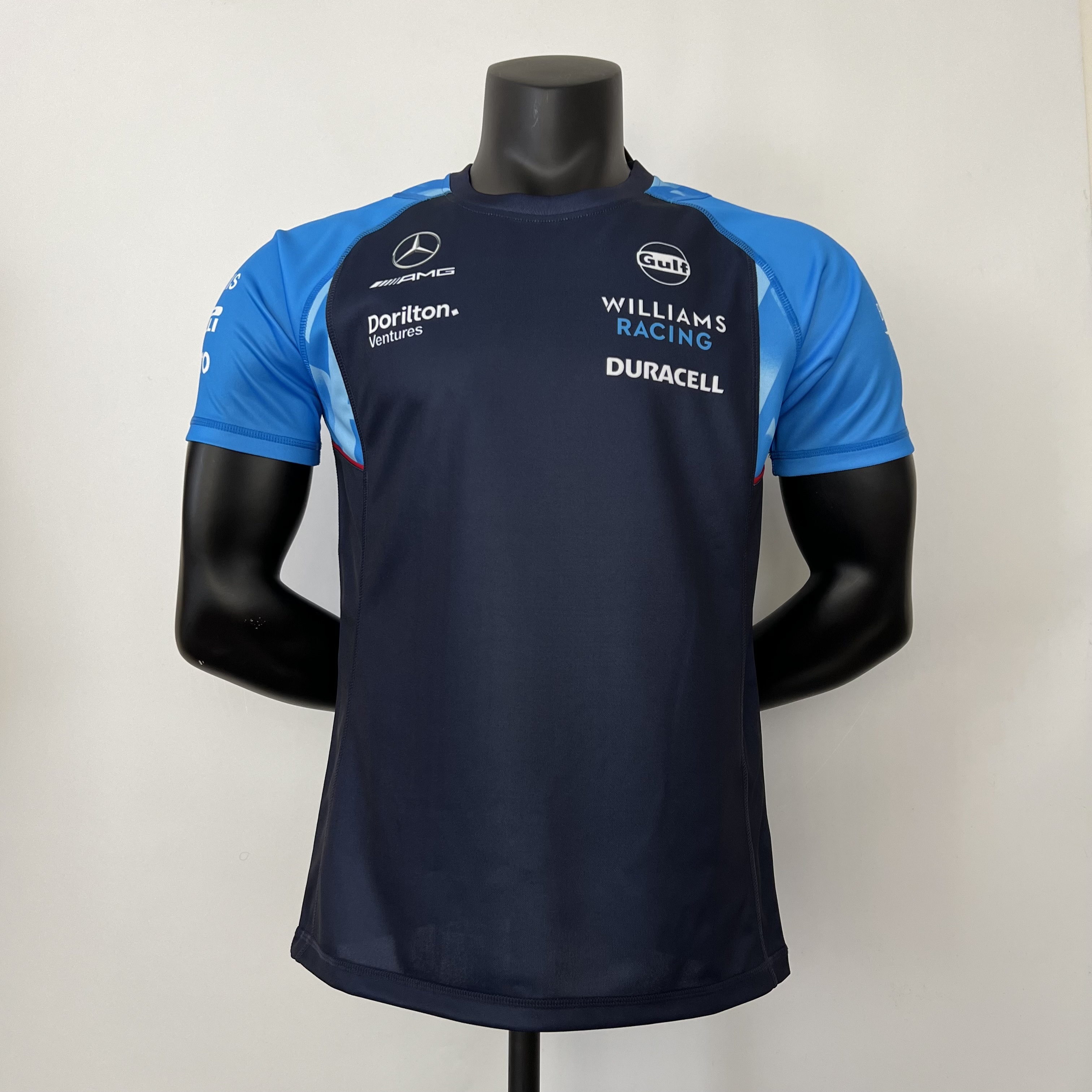 2023 Williams F1 blue shirt S-5XL