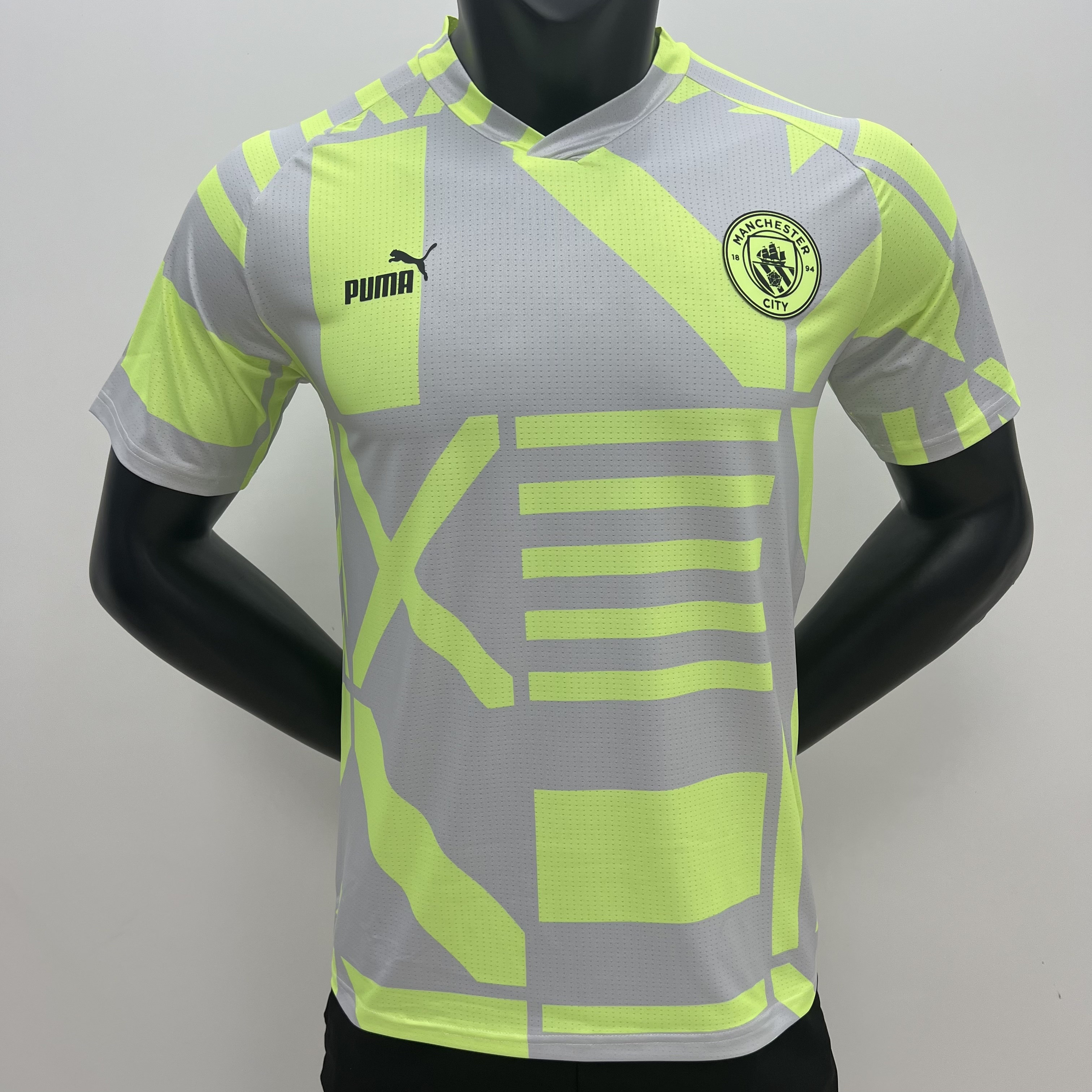 23-24 Manchester City Player Version Green Training Soccer Jerseys Yupoo