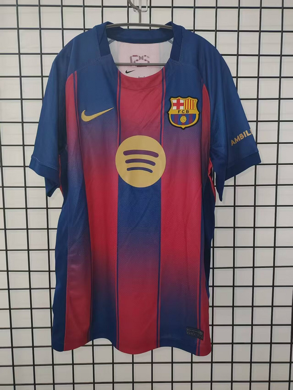 25-26 Barc Home Cheap Soccer Jerseys Yupoo