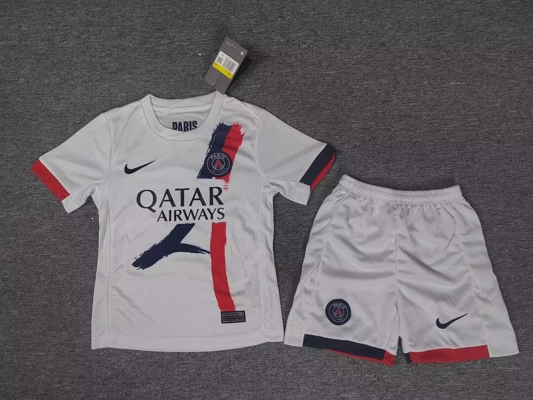 24-25 Paris Away Kids Soccer Jerseys Yupoo