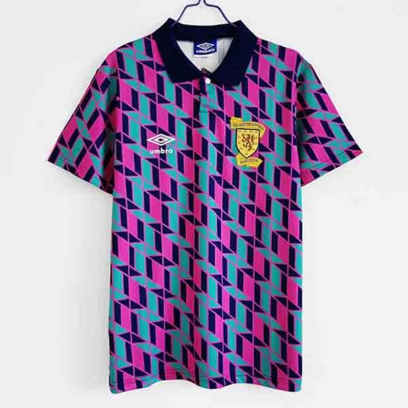 1990 Scotland Away Retro Soccer Jerseys Yupoo