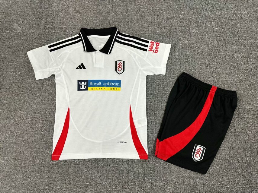 24-25 Fulham Home Kids Soccer Jerseys Yupoo