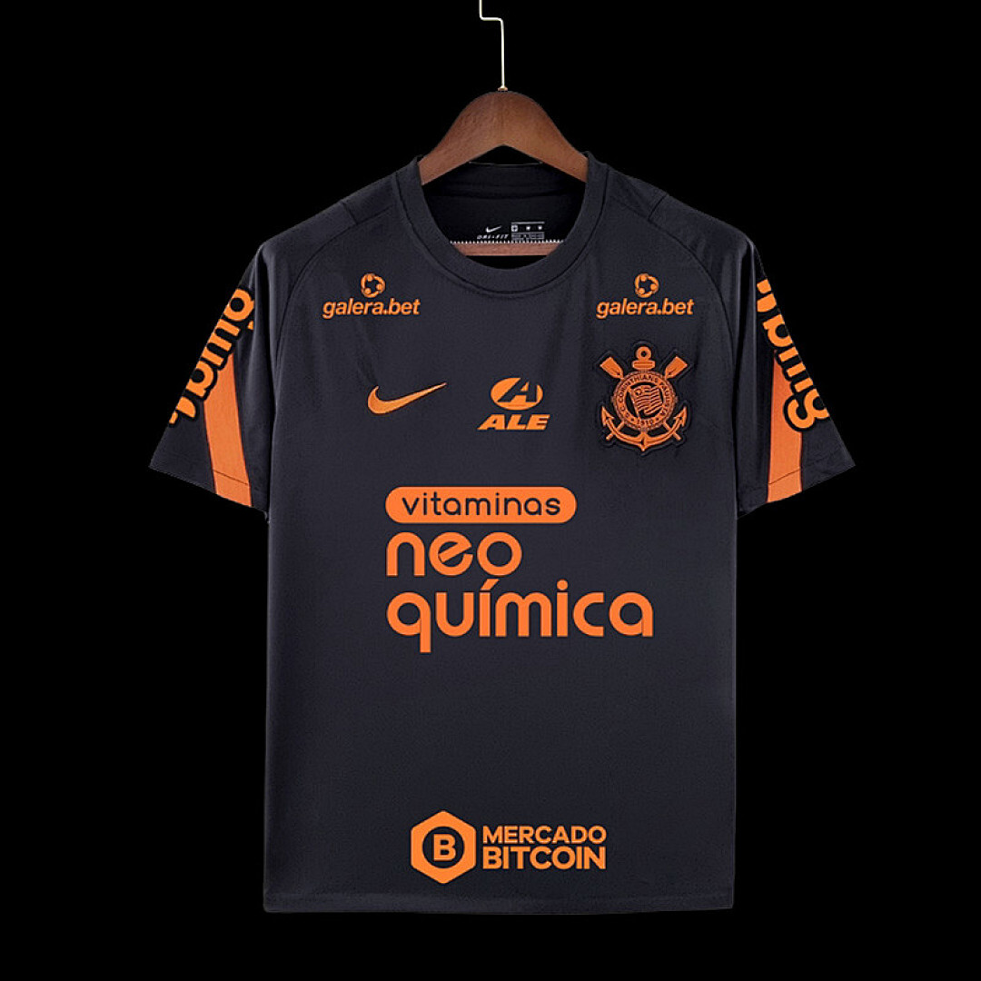 22/23 all sponsors Corinthians Training Black S-XXL