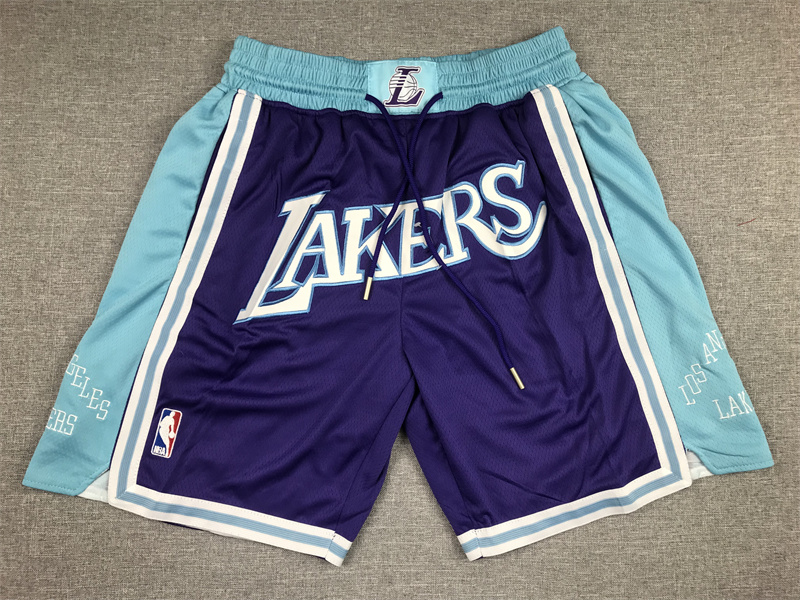 Lakers Pocket Shorts City Edition Embroidery