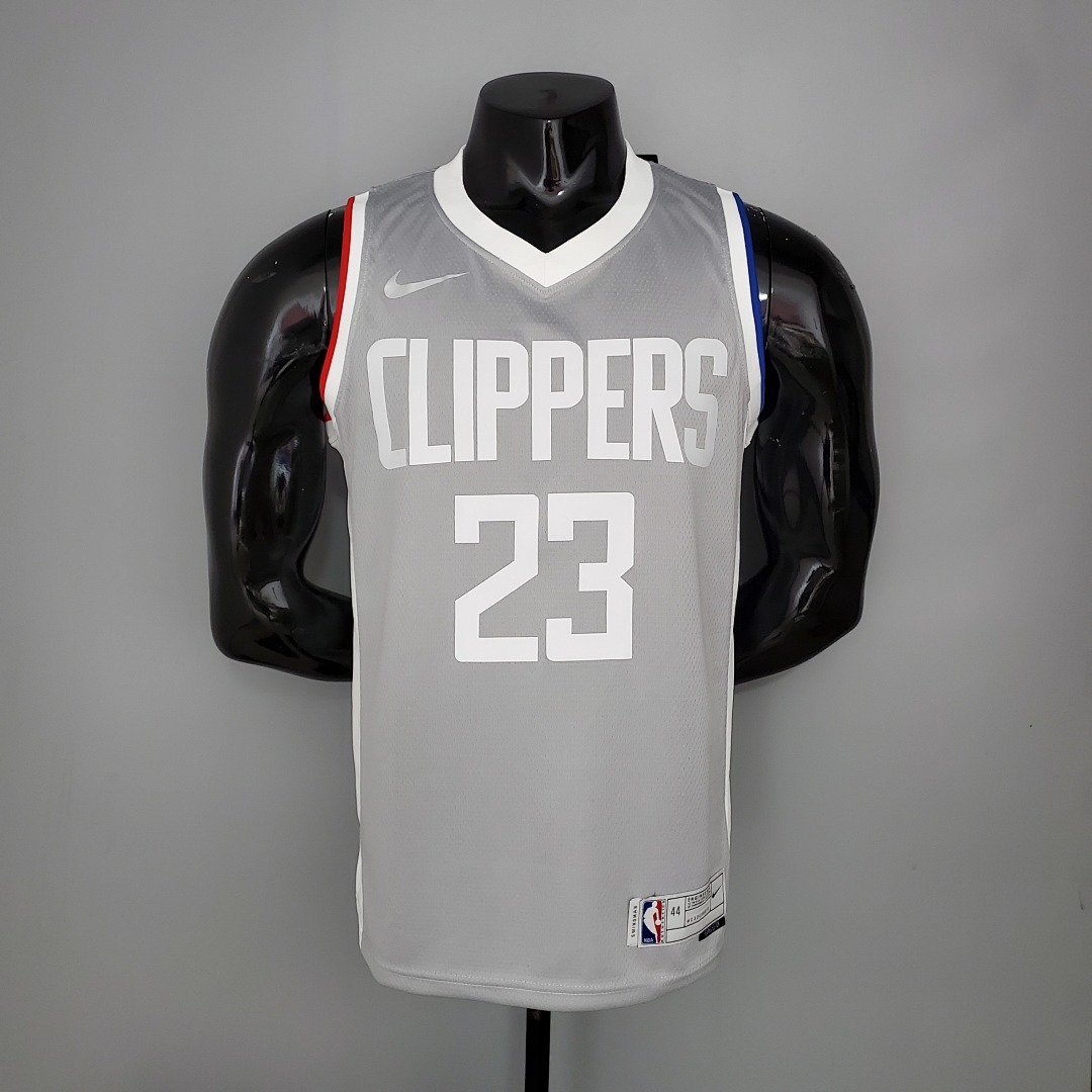 2021 WILLIAMS#23 Los Angeles Clippers Bonus Edition Grey NBA Jersey S-XXL