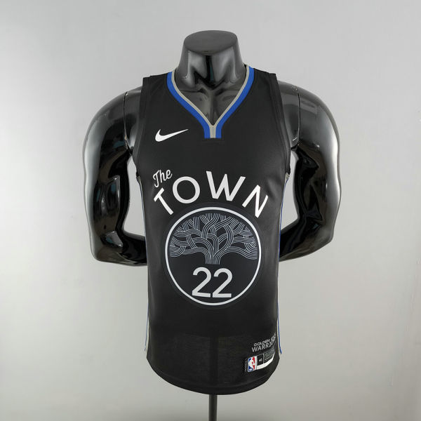 2020 WIGGINS #22 Warriors City Edition Black and Grey NBA Jersey S-XXL