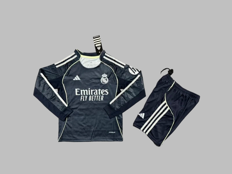 25-26 Real Madrid Away Kids Cheap Soccer Jerseys Yupoo