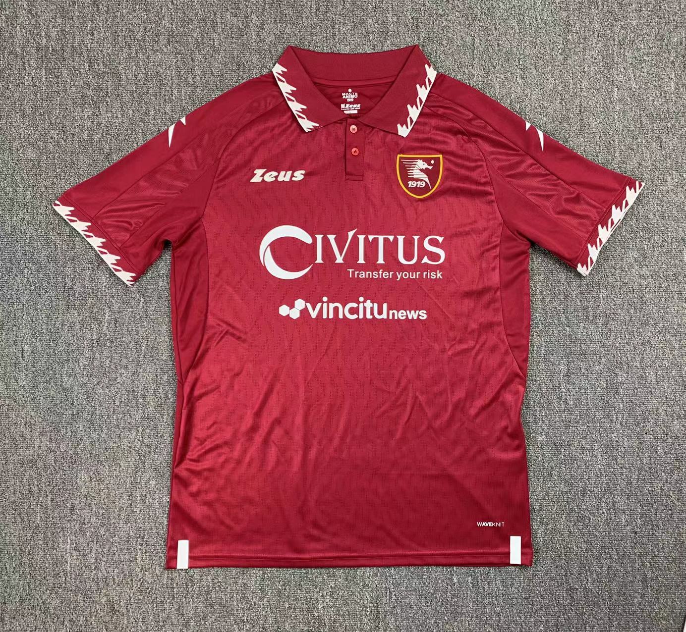 23-24 Salernitana Home Soccer Jerseys Yupoo