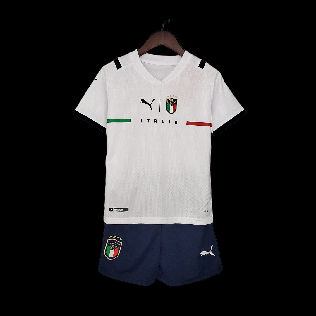 2021 kids kit Italy away white size: 16-28