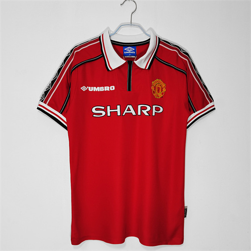 1998-99 M-anchester U-nited Home Retro Soccer Jerseys Yupoo