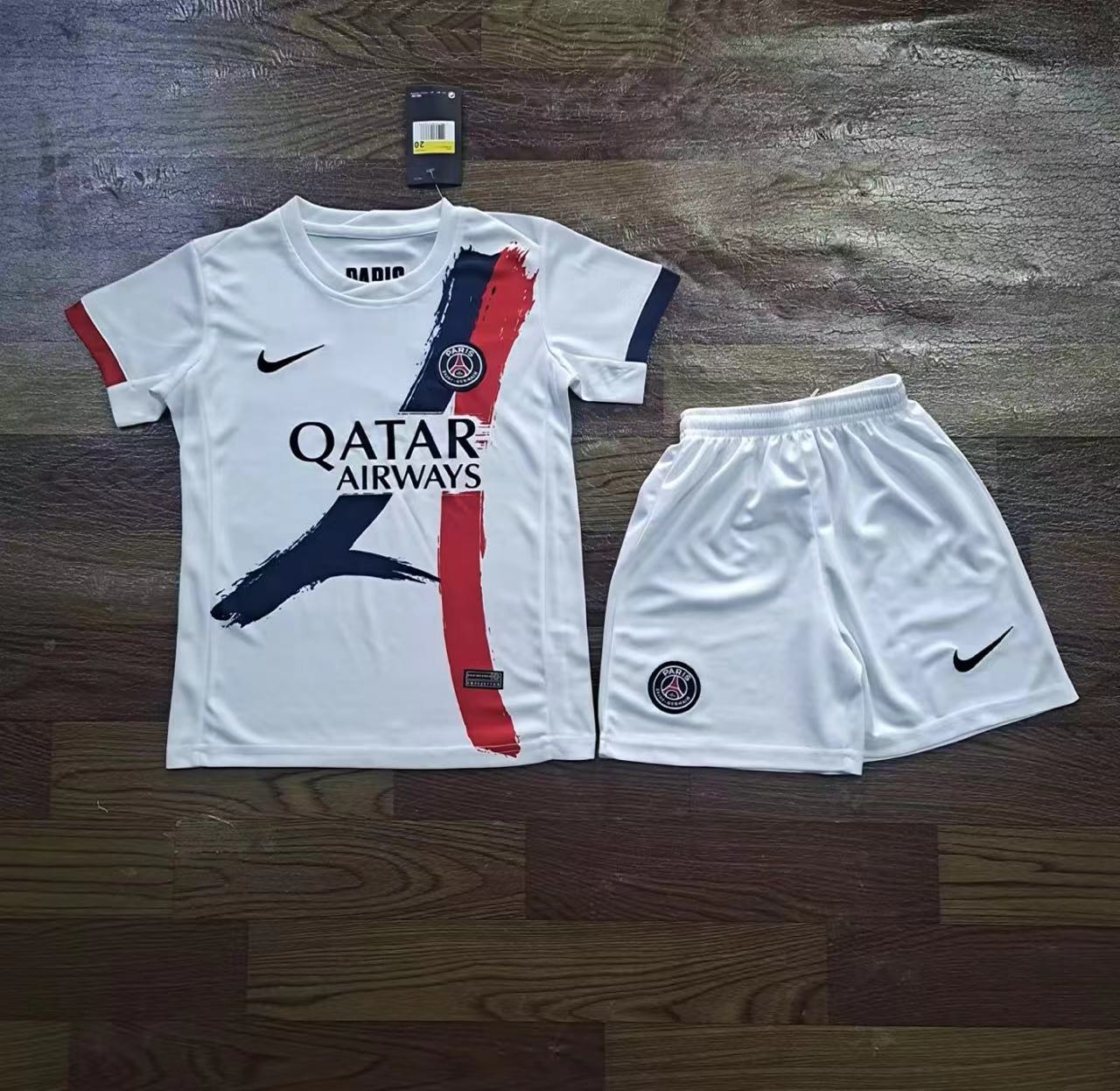 24-25 Paris Away Kids Soccer Jerseys Yupoo