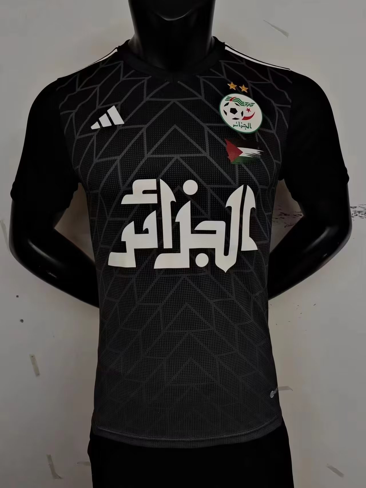 23-24 Algeria Black Player Version Soccer Jerseys Yupoo