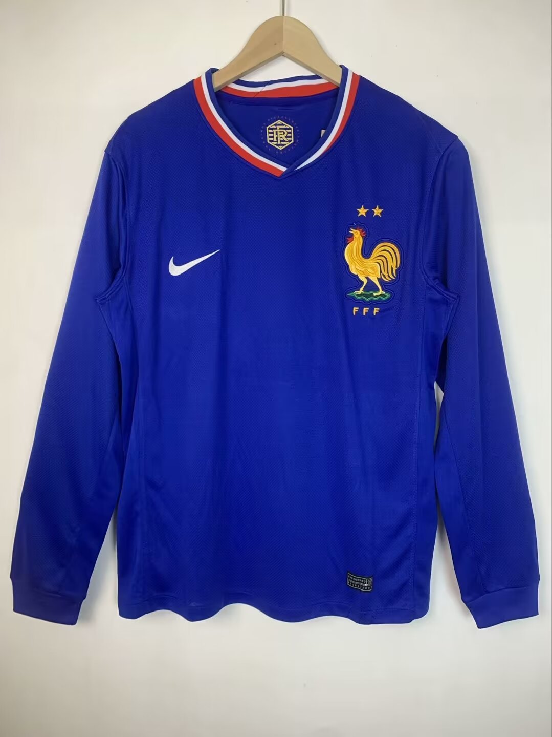 2024 France Home Long Sleeve Soccer Jerseys Yupoo