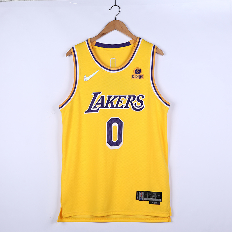 2022 Lakers #0 75th Anniversary Embroidery
