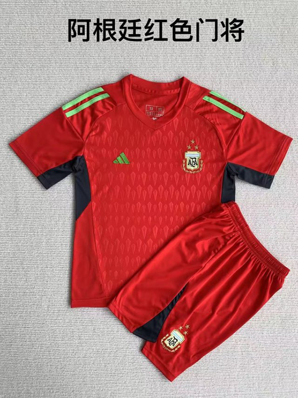 2023 Argentina Goalkeeper Kids Soccer Jerseys Yupoo