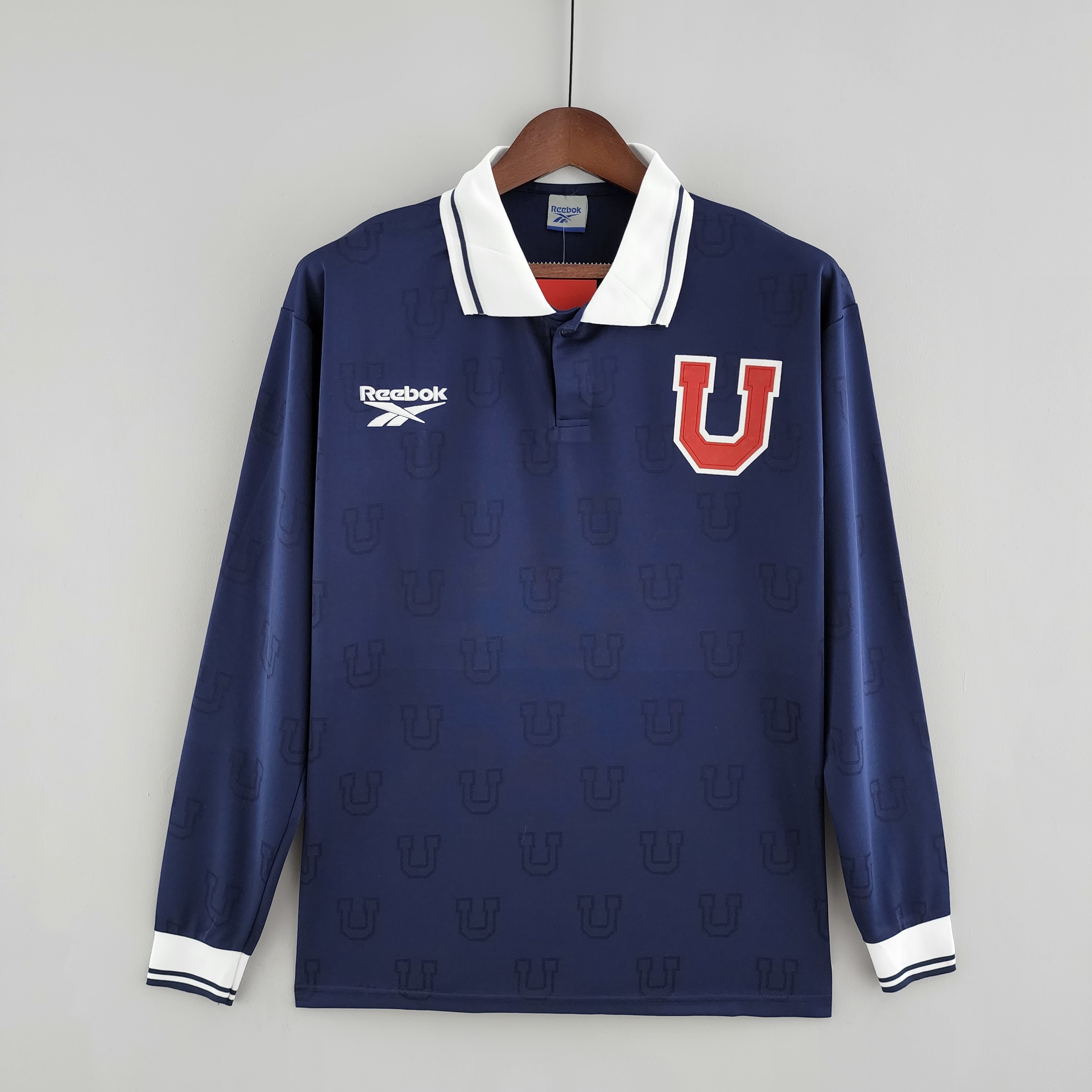 1998 Universidad de Chile Home Retro Long Sleeve Soccer Jerseys Yupoo