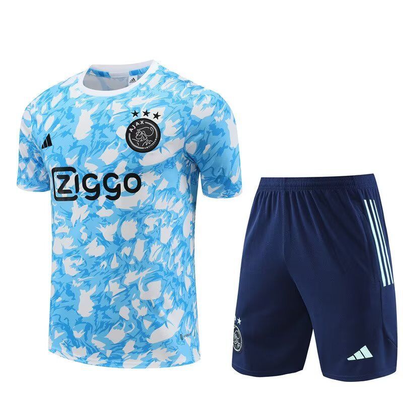 23-24 Ajax Blue Training Soccer Jerseys Yupoo