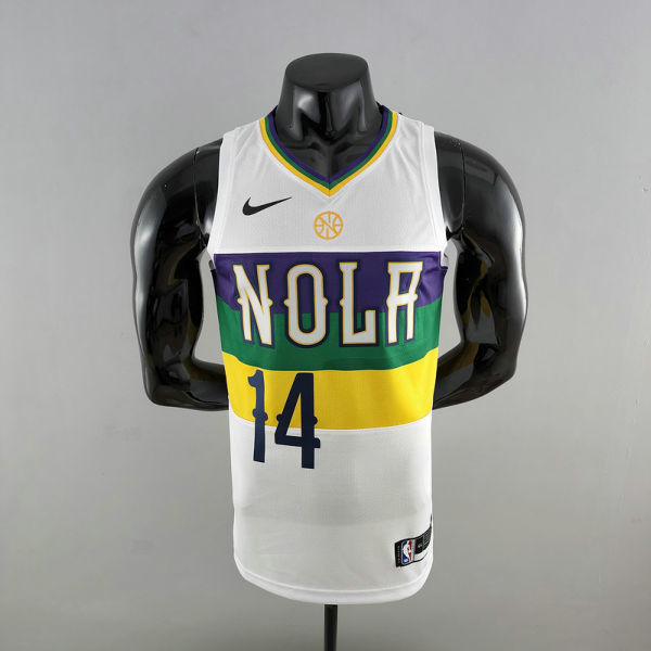 2018 New Orleans Pelicans INGRAM #14 Urban Edition White NBA Jersey S-XXL