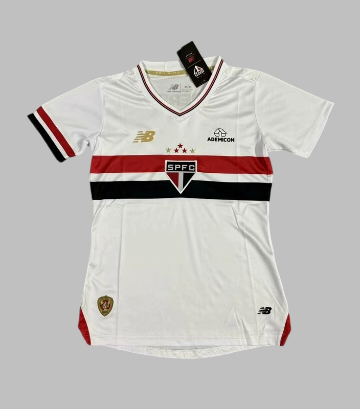 25-26 Sao Paulo Home Women Cheap Soccer Jerseys Yupoo