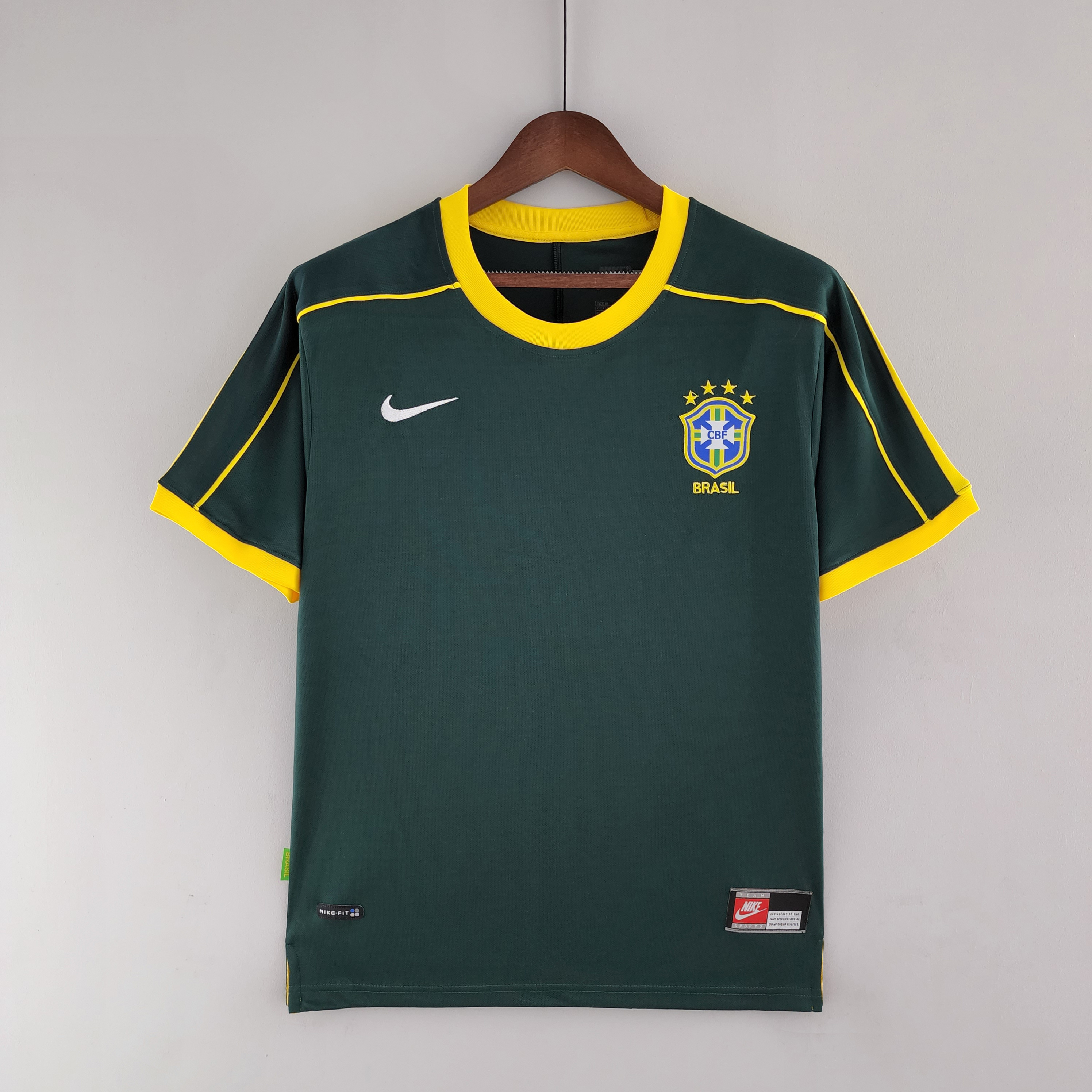 1998 Brazil Goalkeeper Retro Soccer Jerseys Yupoo