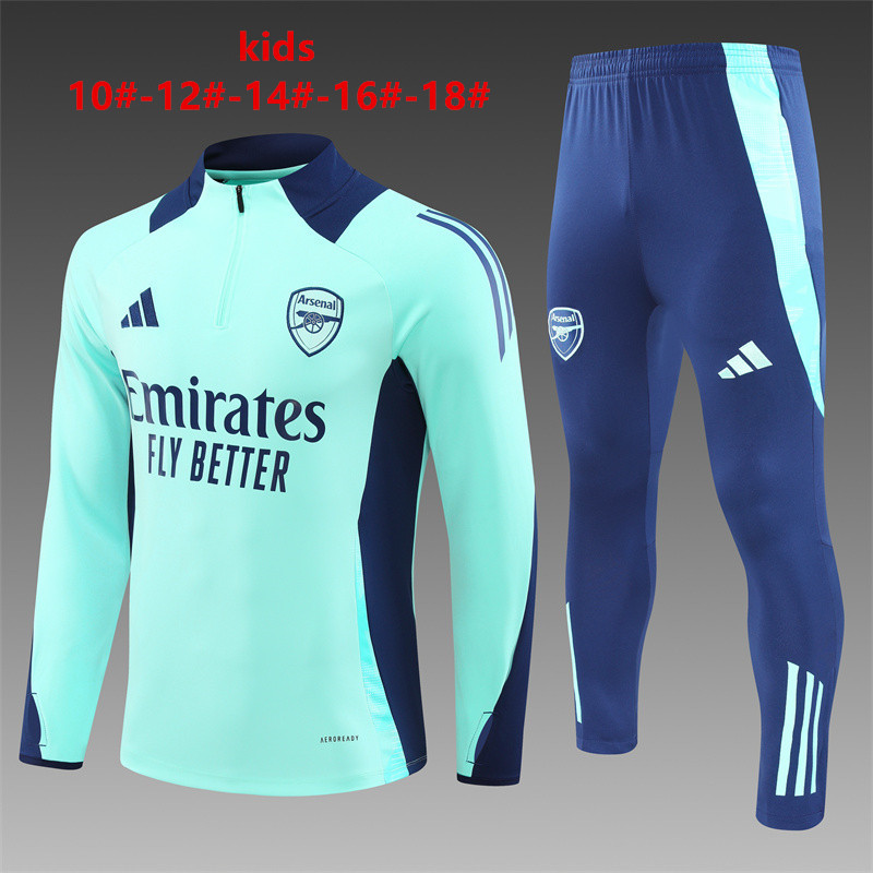 24-25 Arsenal Kids Long Sleeve Training Suit Yupoo