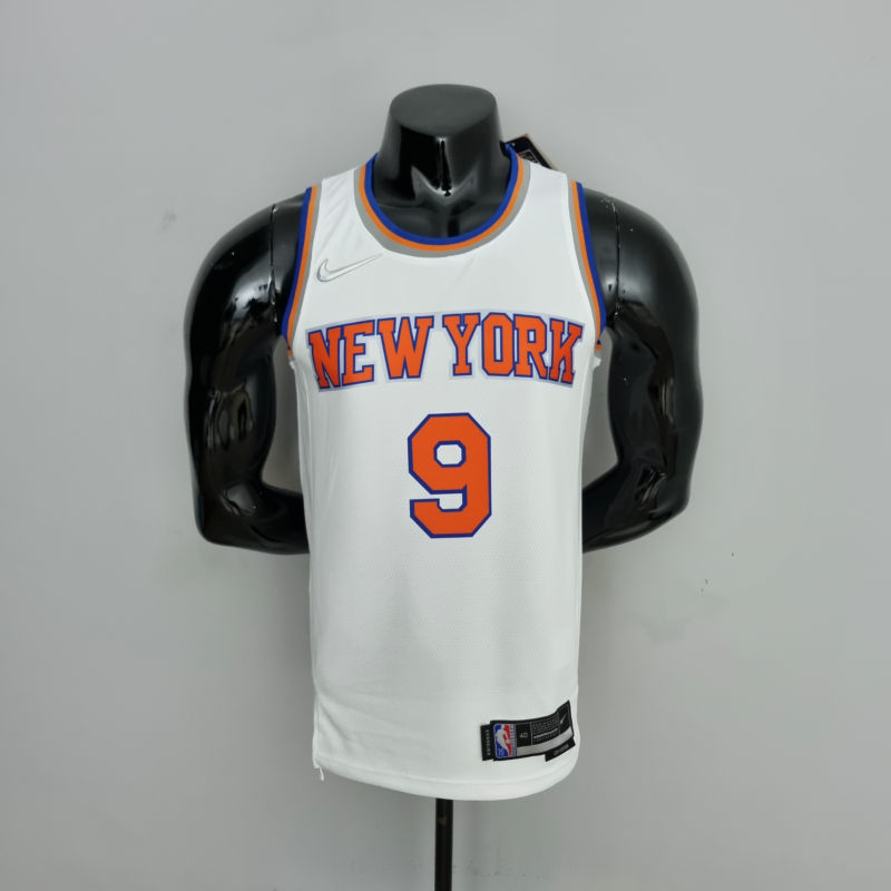 75th Anniversary Barrett #17 New York Knicks White NBA Jersey S-XXL