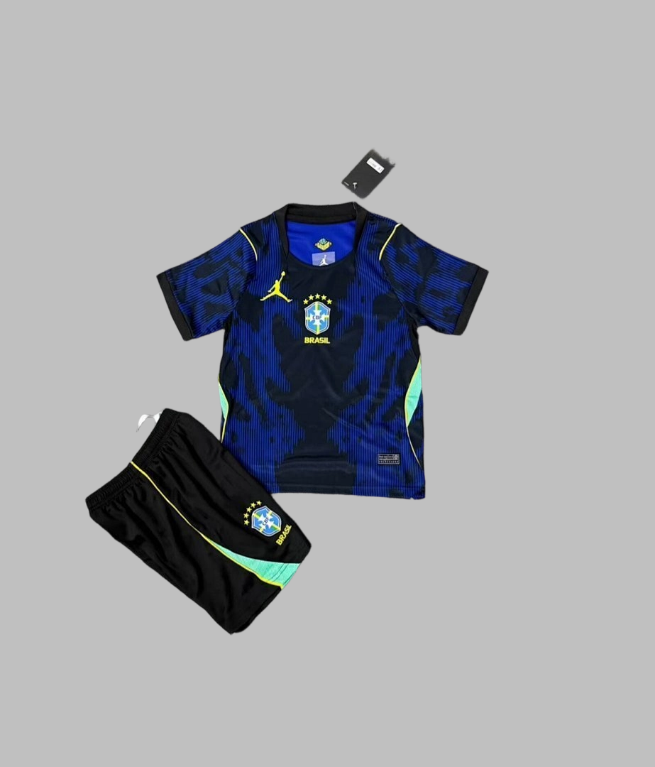 26-27 Brazil Away Kids Cheap Soccer Jerseys Yupoo