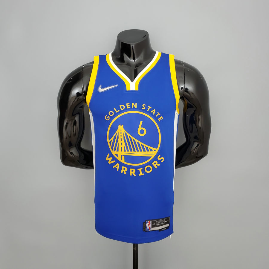 75th Anniversary YOUNG#6 Warriors Blue NBA Jersey S-XXL