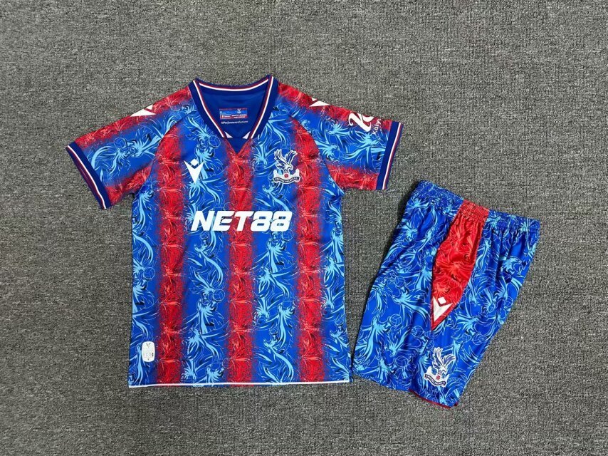 24-25 Crystal Palace Home Kids Soccer Jerseys Yupoo