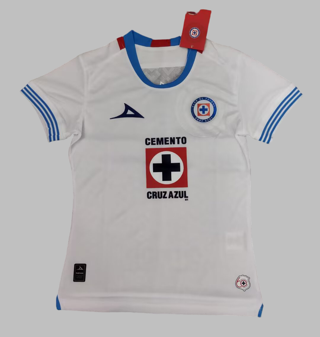 24-25 Cruz Azul Away Woman Soccer Jerseys Yupoo