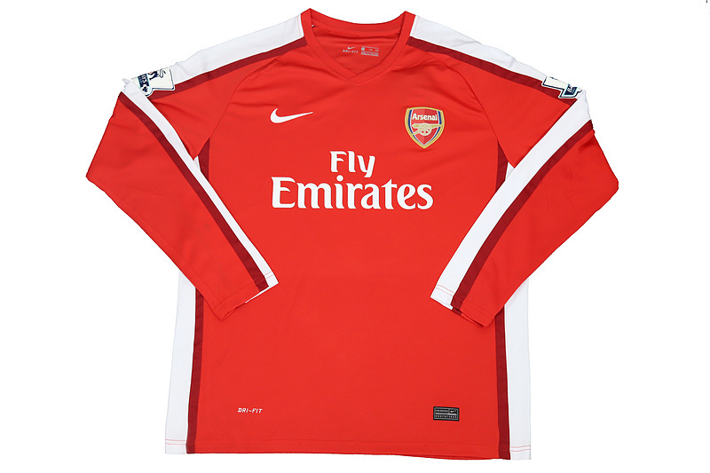2008-09 Arsenal Retro Long Sleeve Soccer Jerseys Yupoo