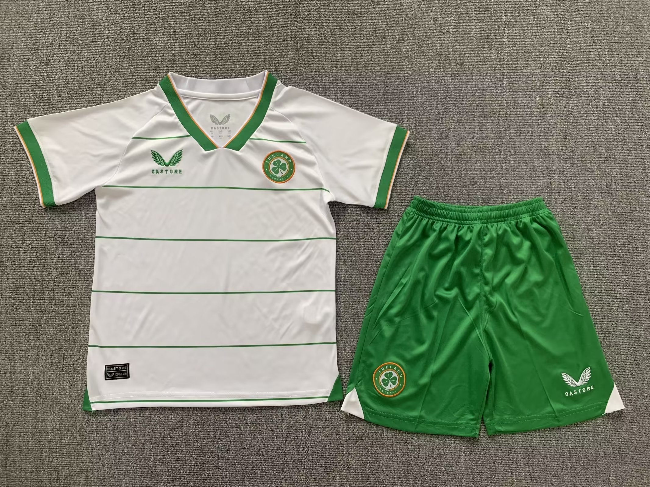 2023 Ireland Away Kids Soccer Jerseys Yupoo
