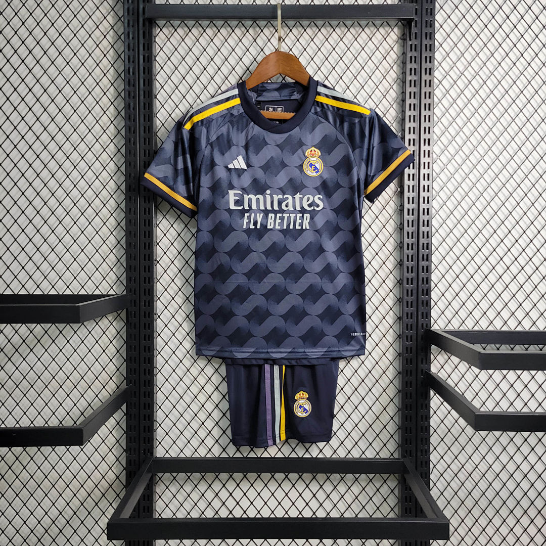 Real Madrid 2023/24 Away Kids Kit