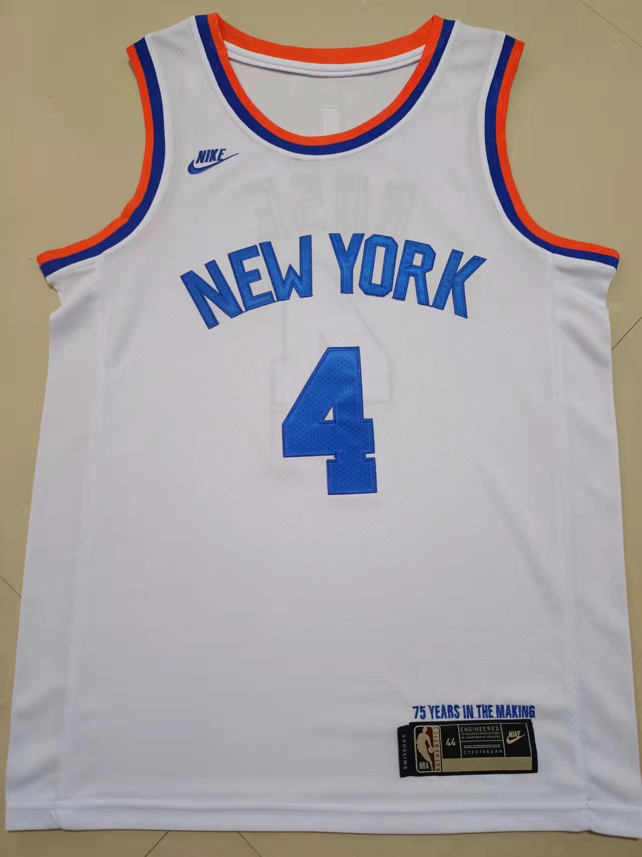 Knicks #4 75th Anniversary Embroidery