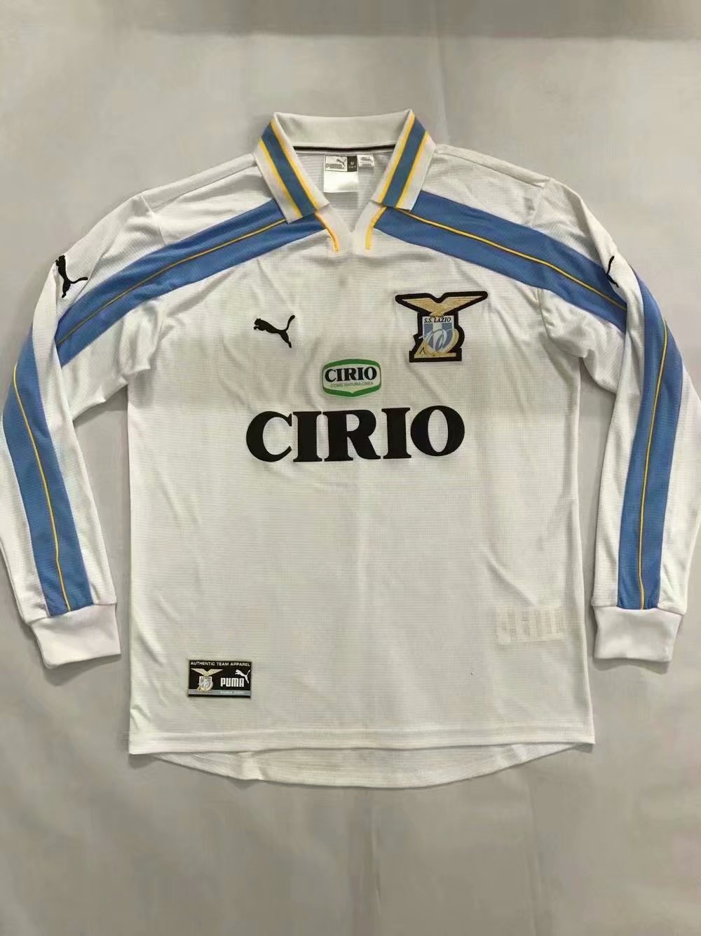 99-00 Lazio Away Retro Long Sleeve Soccer Jerseys Yupoo