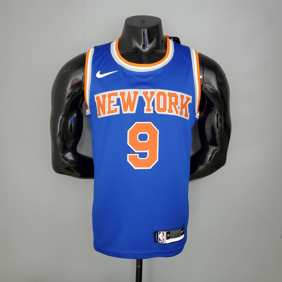 2021 BARRETT#9 Knicks Blue NBA Jersey S-XXL