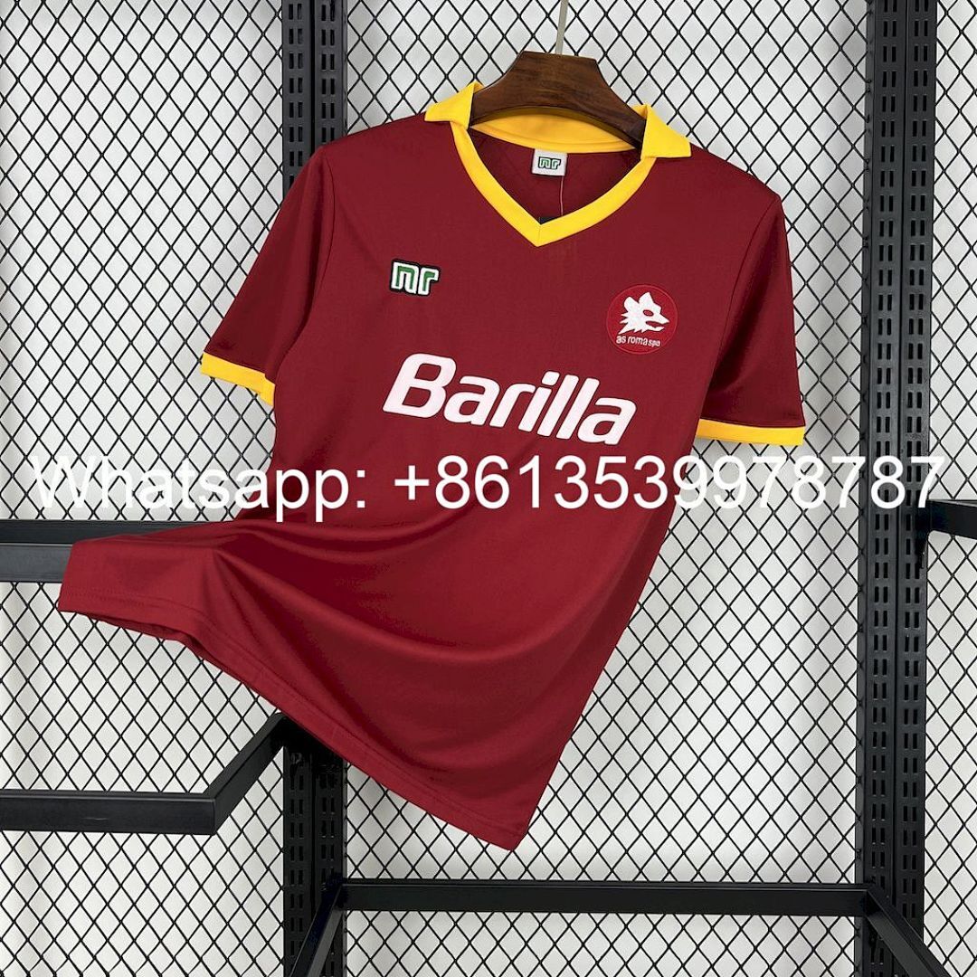 AS Roma 1989/90 Home Retro Jersey