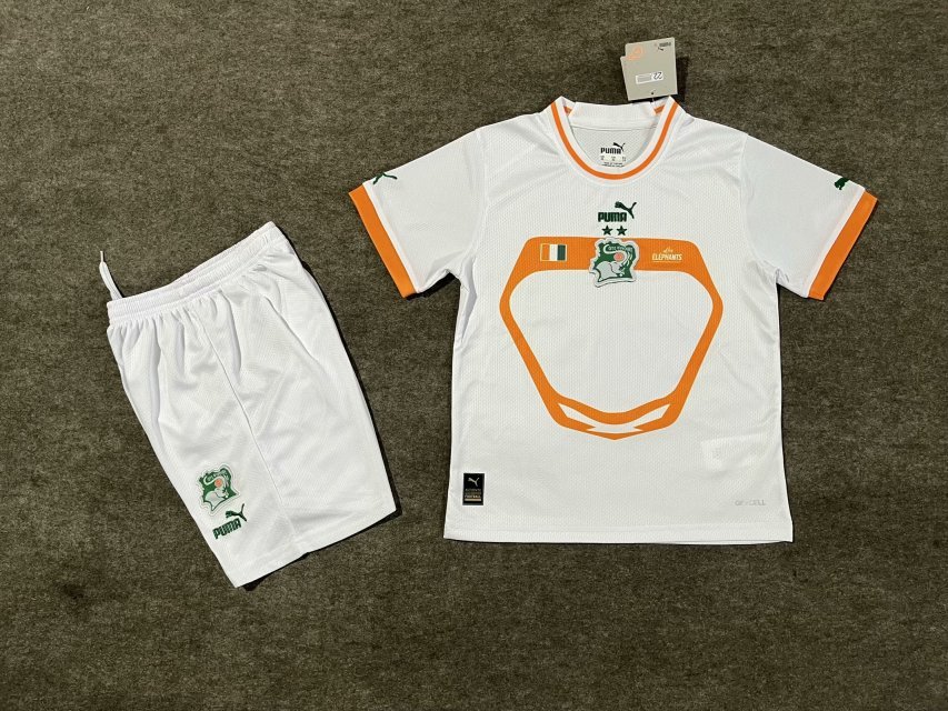 23-24 Ivory Coast Away Kids Soccer Jerseys Yupoo