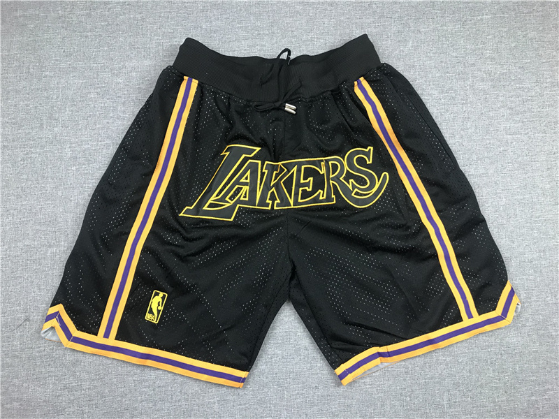 Lakers Pocket Shorts Embroidery